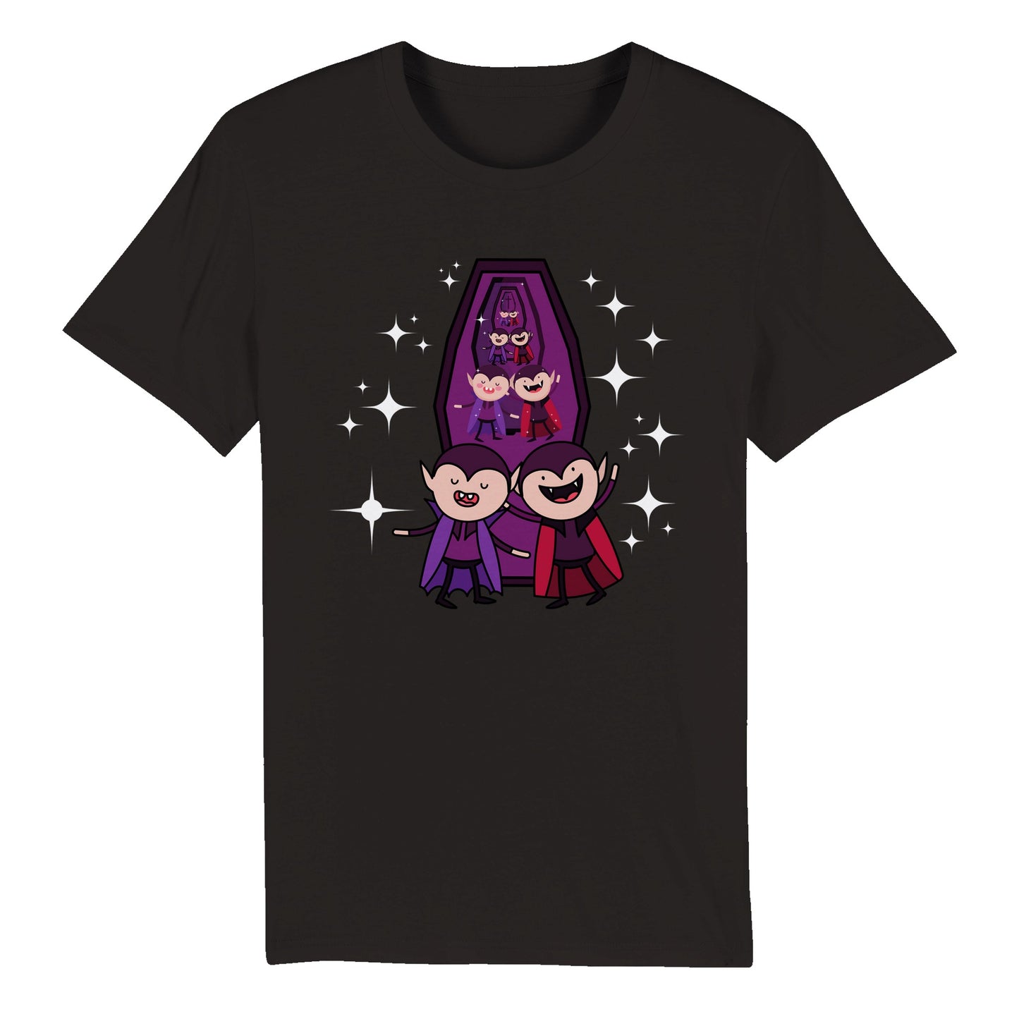 Cute infinite vampire Adult T-shirt - Organic Unisex FREE UK SHIPPING