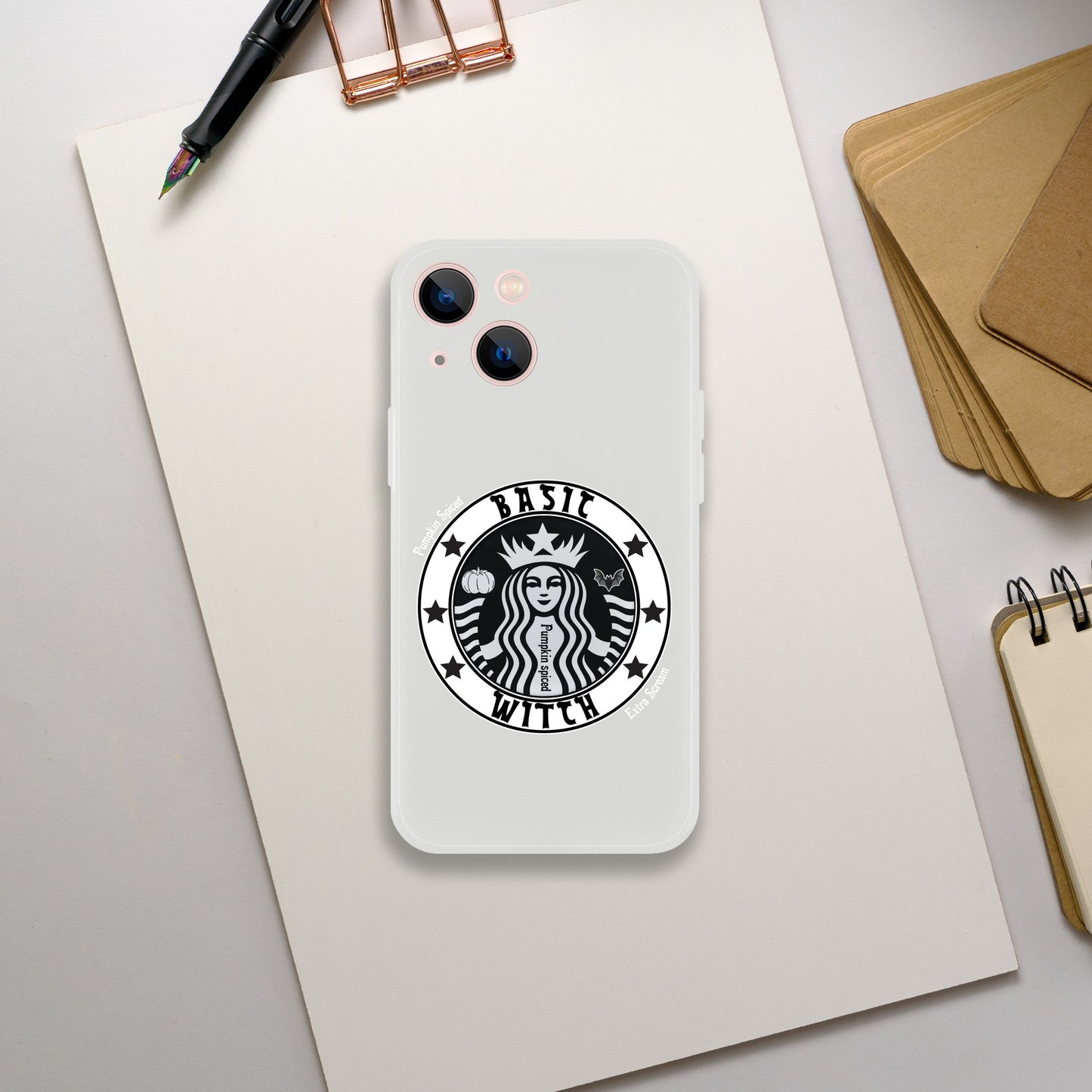 Basic Witch Pumpkin spice Flexi case
