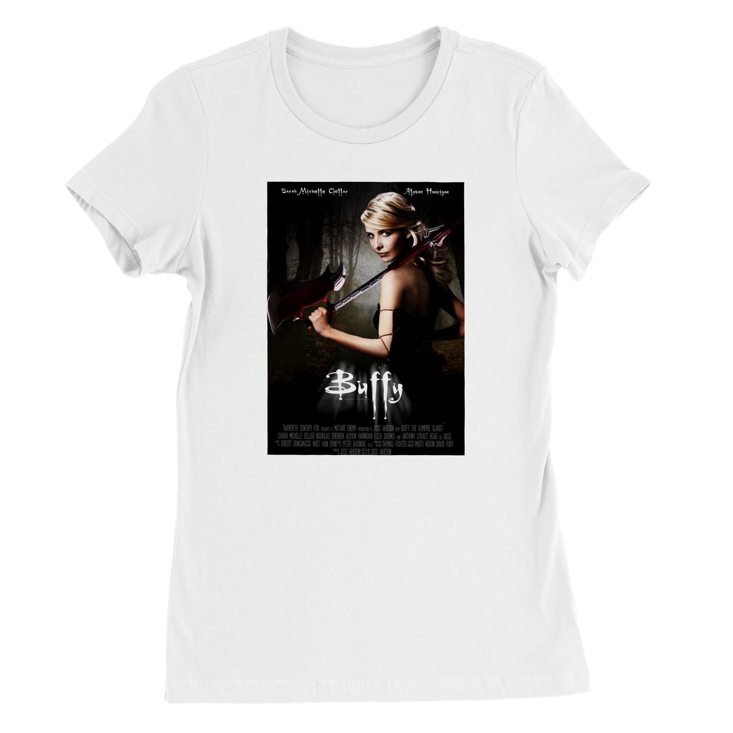 Buffy Premium Womens Crewneck T-shirt