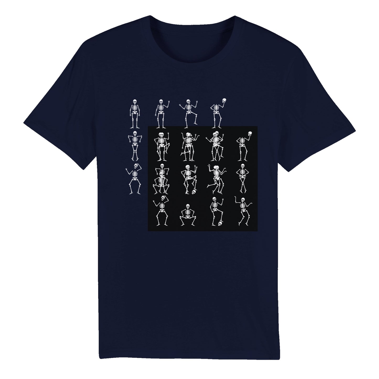 Skeleton "Out the Box" Organic Unisex Crewneck T-shirt