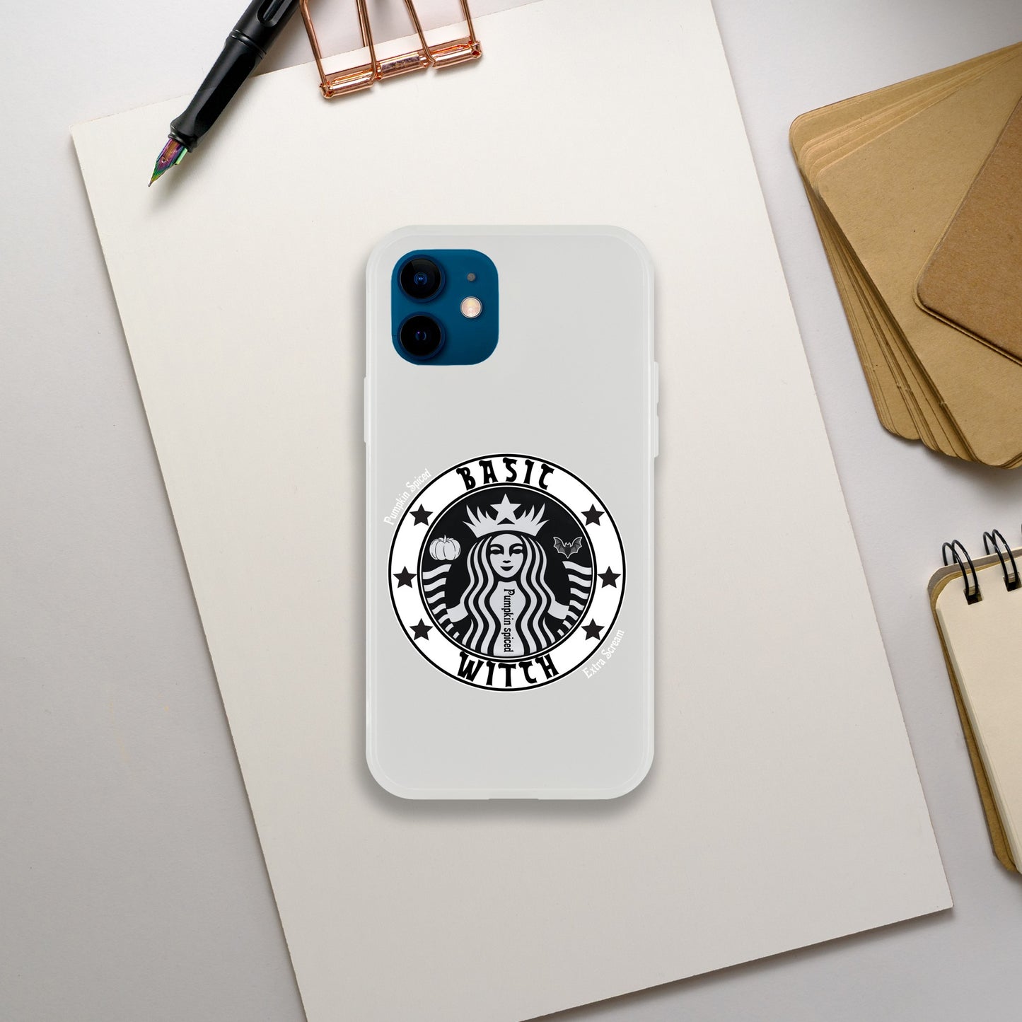 Basic Witch Pumpkin spice Flexi case
