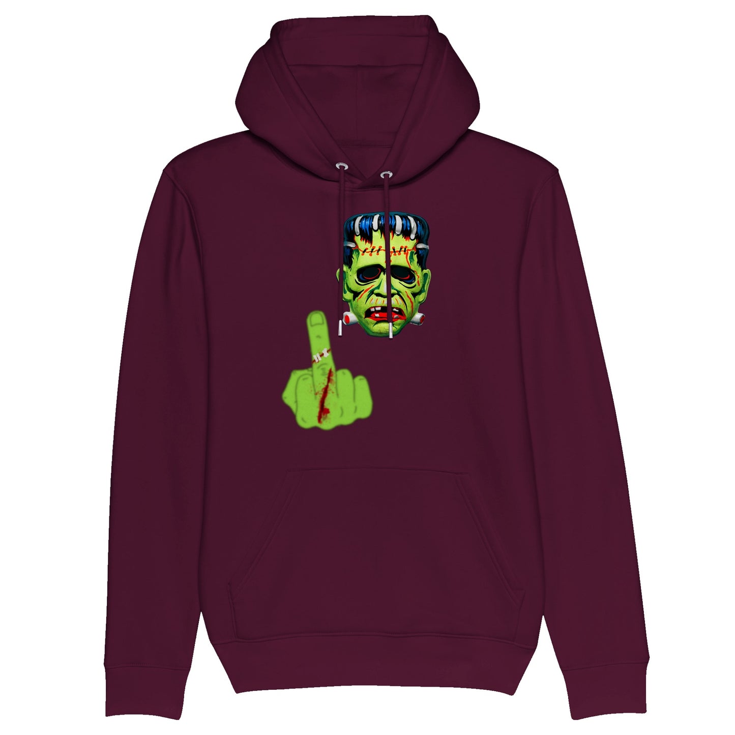 Adult Frankenstein Halloween Hoodie FREE UK SHIPPING Unisex Navy