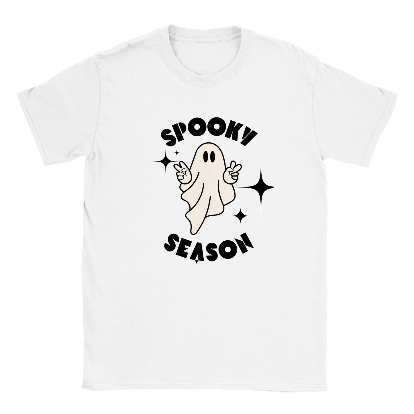 Classic Kids Spooky Season Ghost Halloween T-shirt FREE UK SHIPPING
