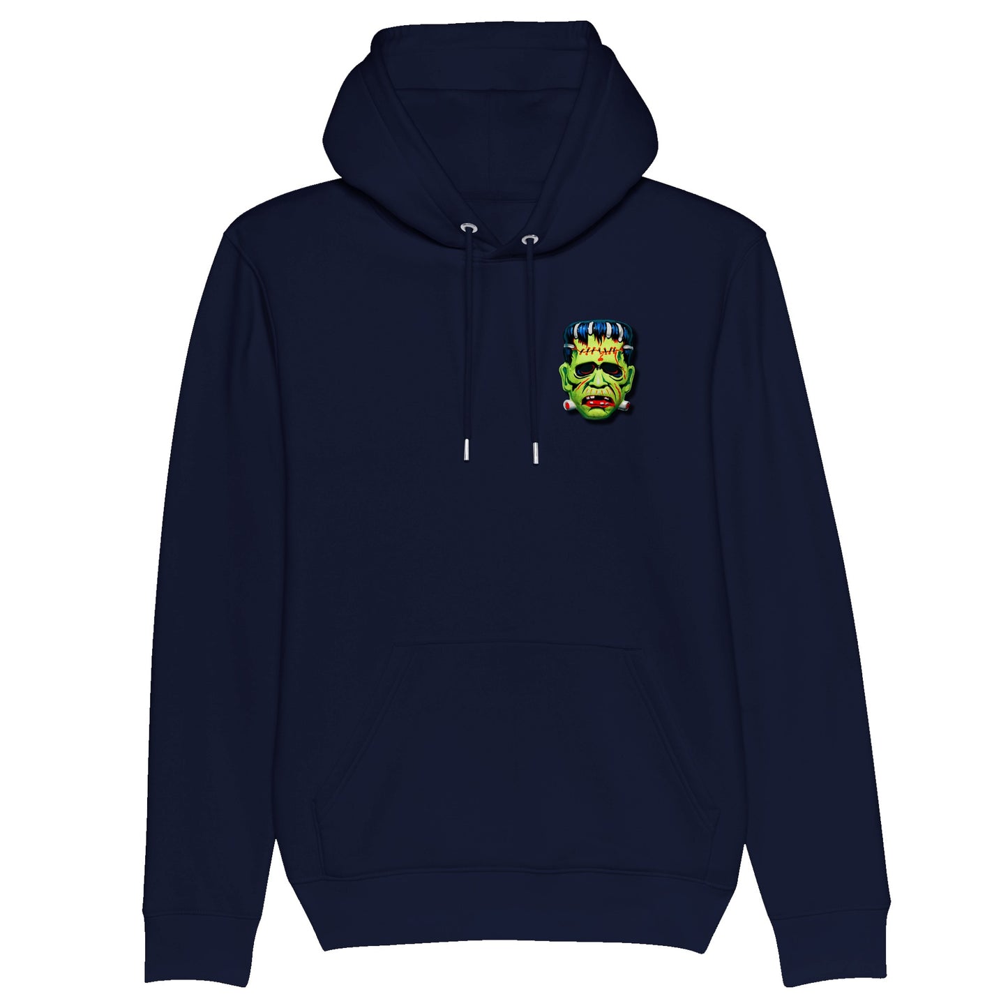 Adult Frankenstein Halloween Hoodie FREE UK SHIPPING Unisex Navy