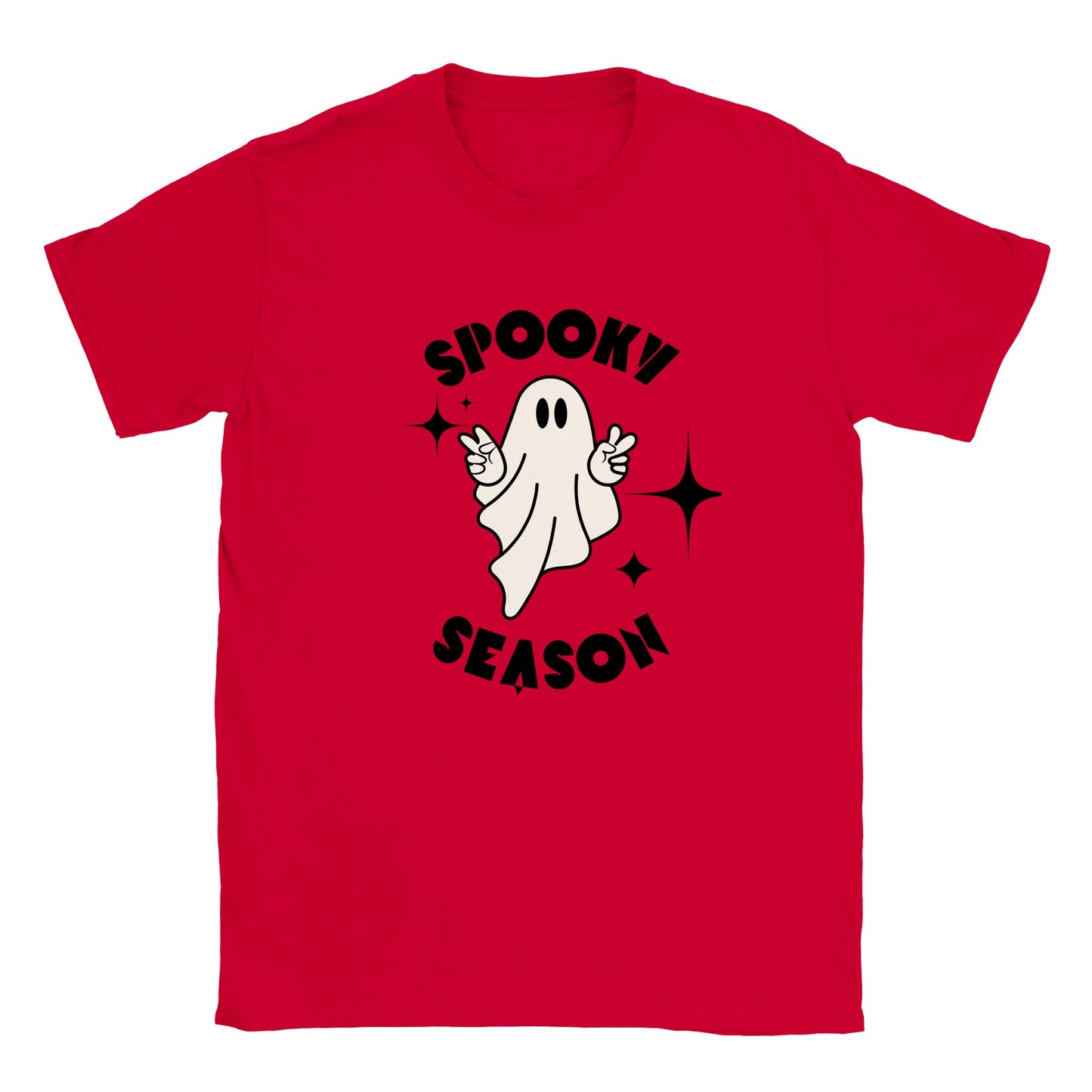 Classic Kids Spooky Season Ghost Halloween T-shirt FREE UK SHIPPING