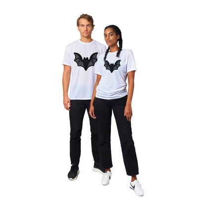 Batty White Performance Unisex Crewneck T-shirt