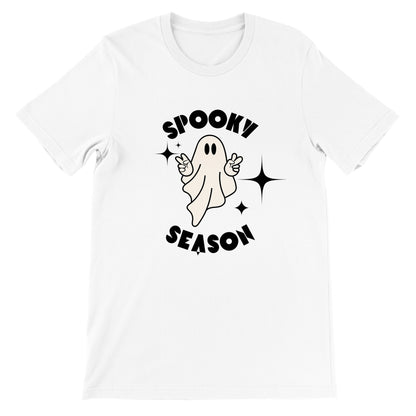 Premium Spooky Season Cool Ghost T Shirt Halloween FREE UK SHIPPING