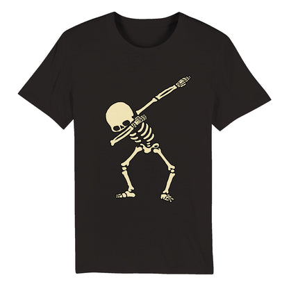 Adult Organic Unisex Skeleton Dabber T-shirt