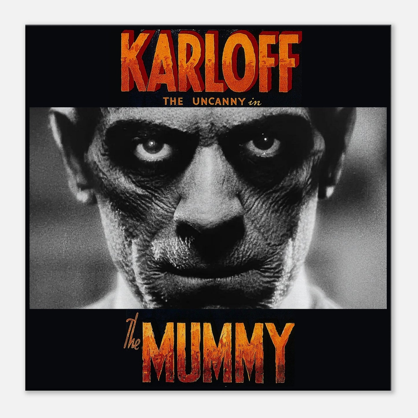 The Classics The Mummy Boris Karloff Canvas Wall Art FREE UK SHIPPING