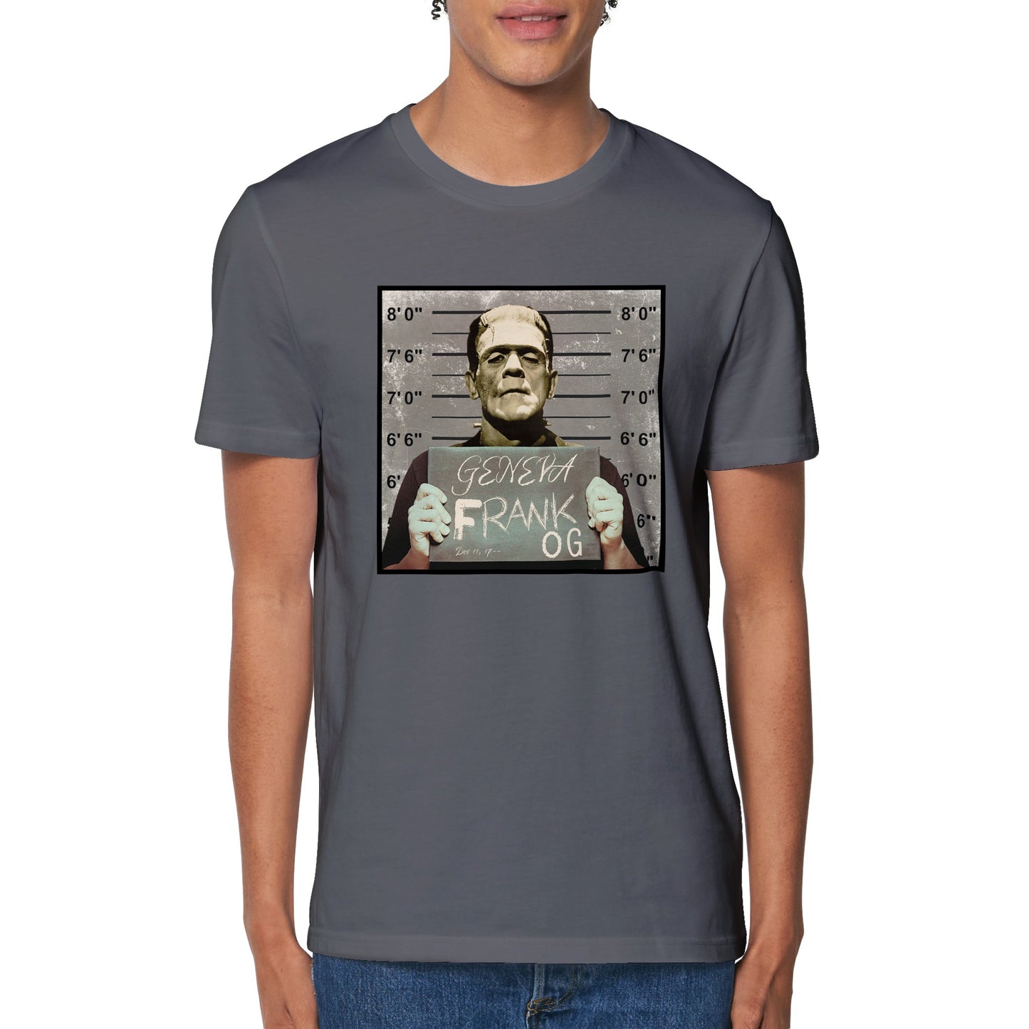 Frankenstein O.G. Mug Shot Organic Unisex T-shirt