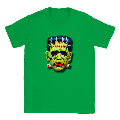 Classic Kids Frankenstein mask T-shirt Halloween Scary FREE UK SHIPPING