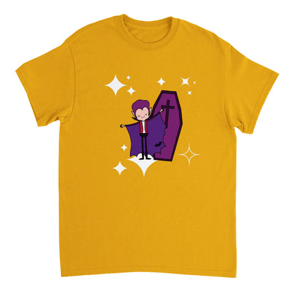 Tiny Starry Vampire design Halloween T-Shirt FREE UK SHIPPING