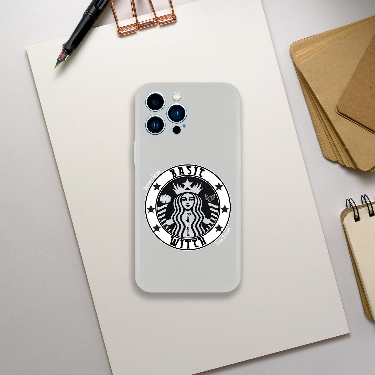 Basic Witch Pumpkin spice Flexi case