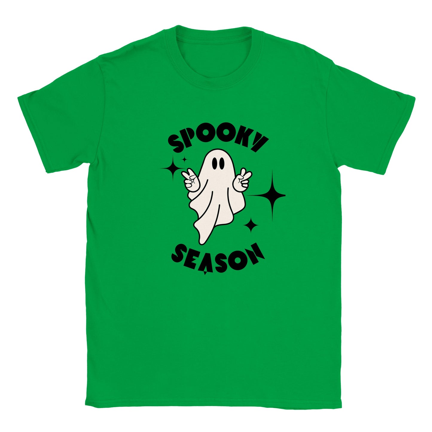 Classic Kids Spooky Season Ghost Halloween T-shirt FREE UK SHIPPING