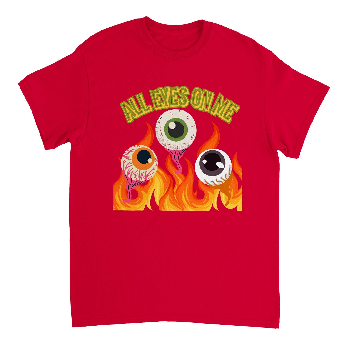 All eyes on me cool T-shirt design Adult