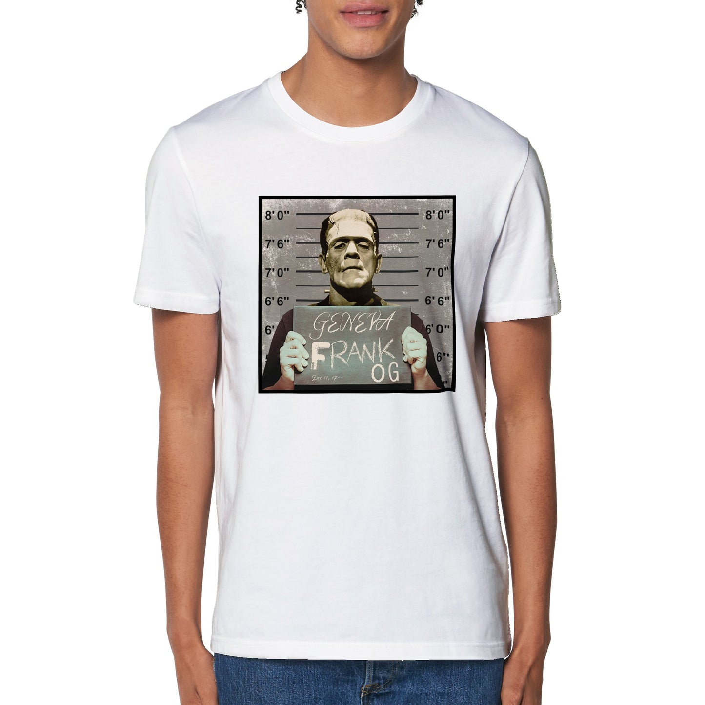 Frankenstein O.G. Mug Shot Organic Unisex T-shirt