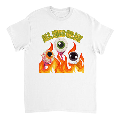 All eyes on me cool T-shirt design Adult