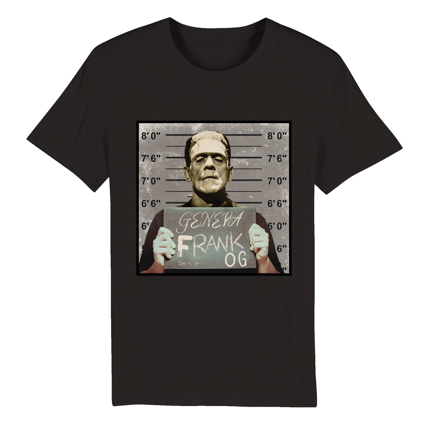 Frankenstein O.G. Mug Shot Organic Unisex T-shirt