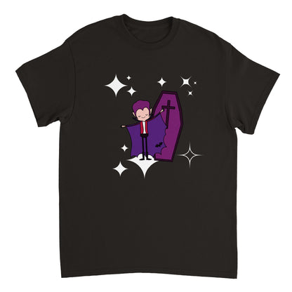 Tiny Starry Vampire design Halloween T-Shirt FREE UK SHIPPING