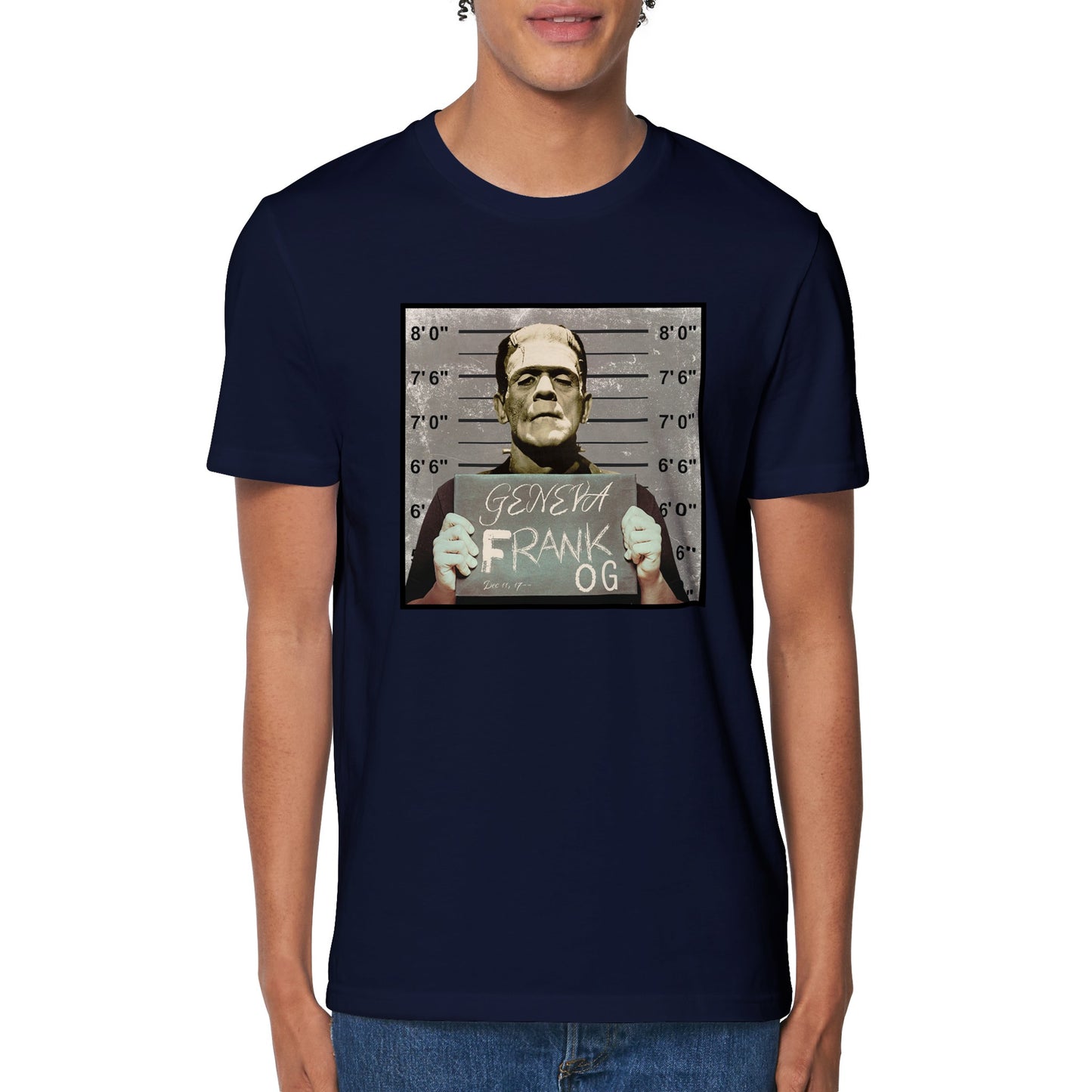 Frankenstein O.G. Mug Shot Organic Unisex T-shirt