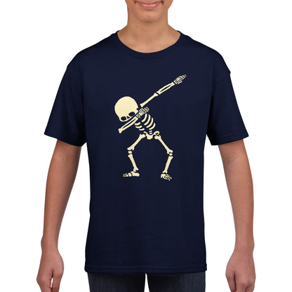 Classic Kids Skeleton Dabber T-shirt FREE UK SHIPPING