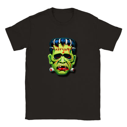 Classic Kids Frankenstein mask T-shirt Halloween Scary FREE UK SHIPPING