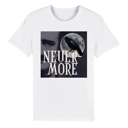 Edgar Allan Poe Raven Organic Unisex T-shirt FREE UK SHIPPING