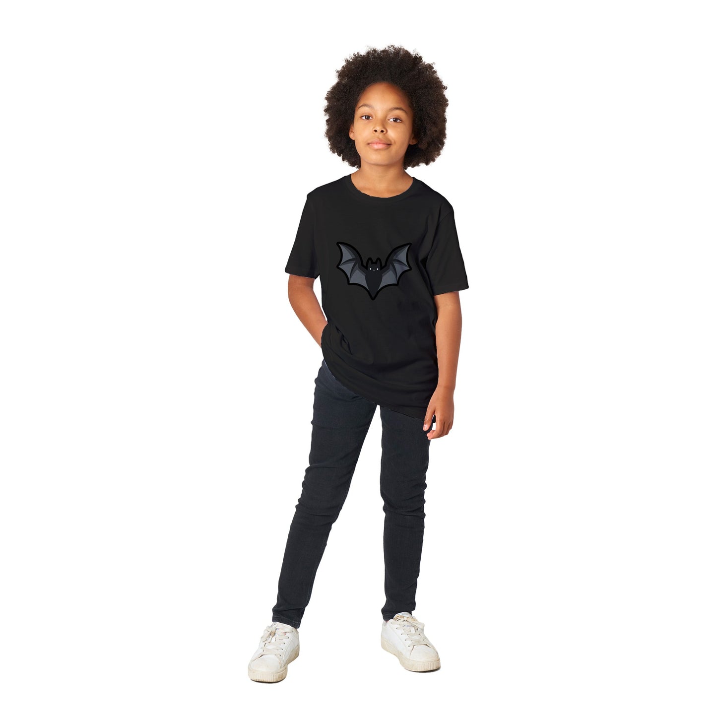 Batty Organic Kids Crewneck T-shirt