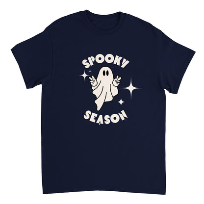 Adult Spooky Season Ghost Halloween T-Shirt