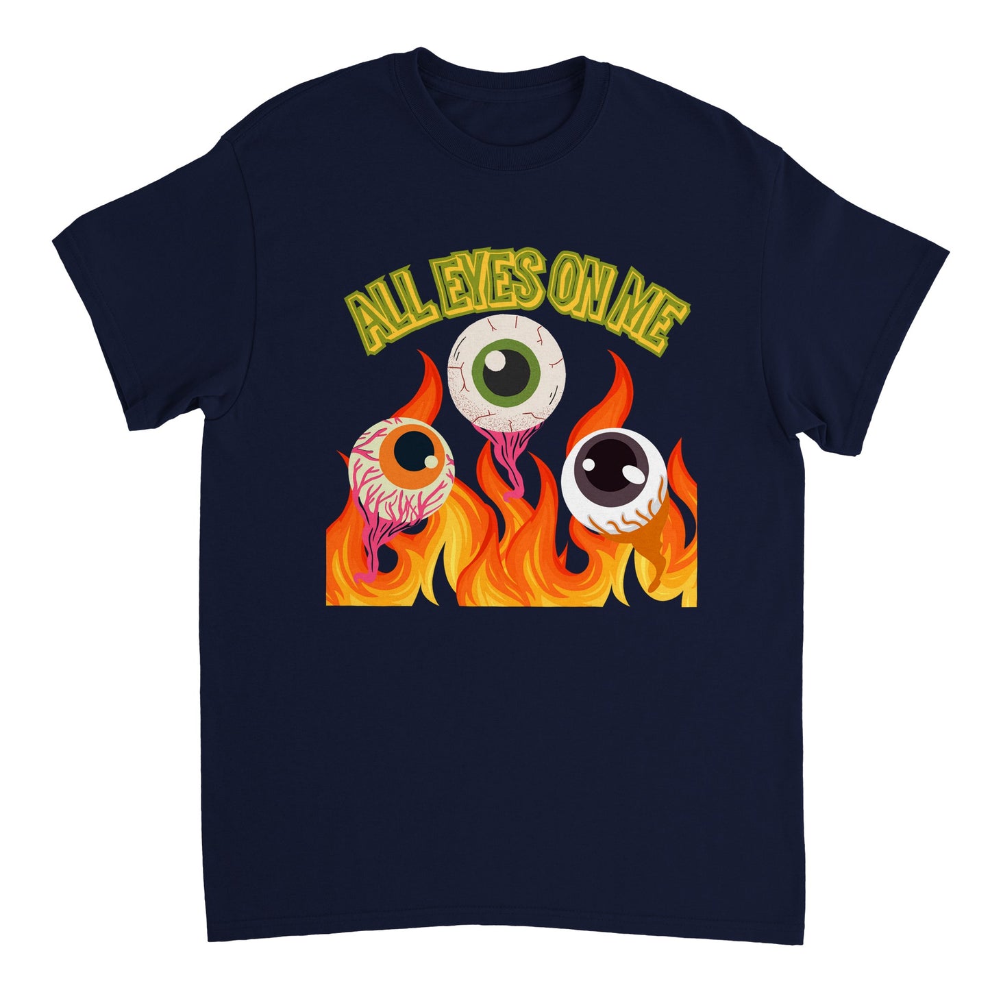 All eyes on me cool T-shirt design Adult