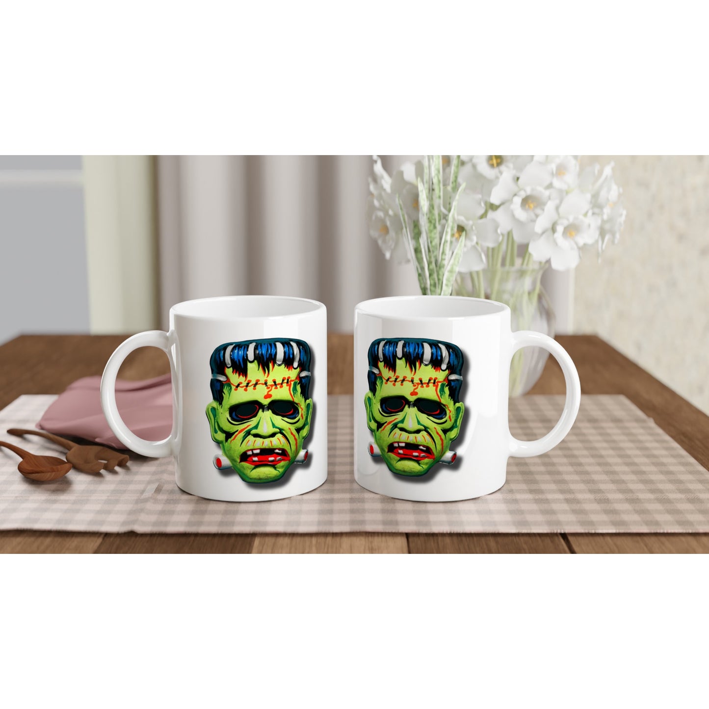 IT'S ALIVE Frankenstein Mug Halloween FREE UK SHIPPING