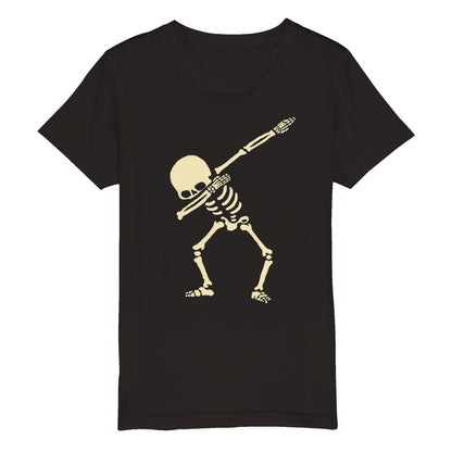 Classic Kids Skeleton Dabber - Organic Kids T-shirt FREE UK SHIPPING