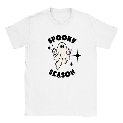 Classic Kids Spooky Season Ghost Halloween T-shirt FREE UK SHIPPING