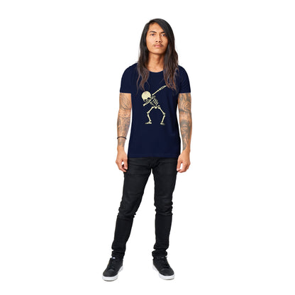 Adult Organic Unisex Skeleton Dabber T-shirt