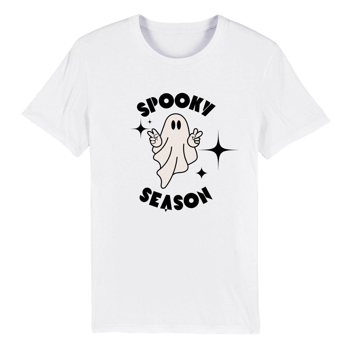 Spooky Season Ghost - Adult Organic Unisex t-shirt