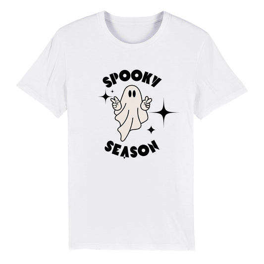 Spooky Season Ghost - Adult Organic Unisex t-shirt