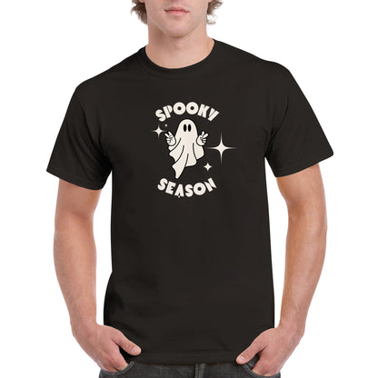 Adult Spooky Season Ghost Halloween T-Shirt