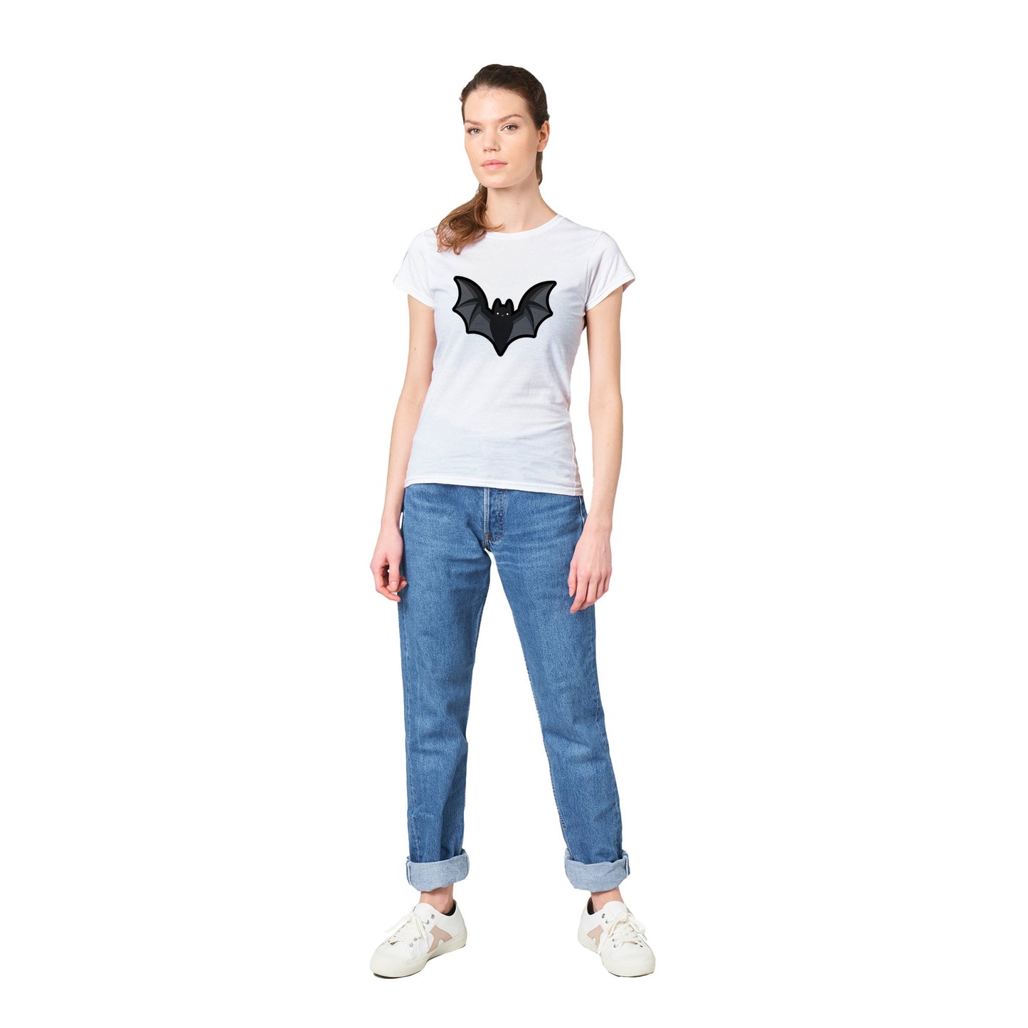 Batty Classic Womens Crewneck T-shirt