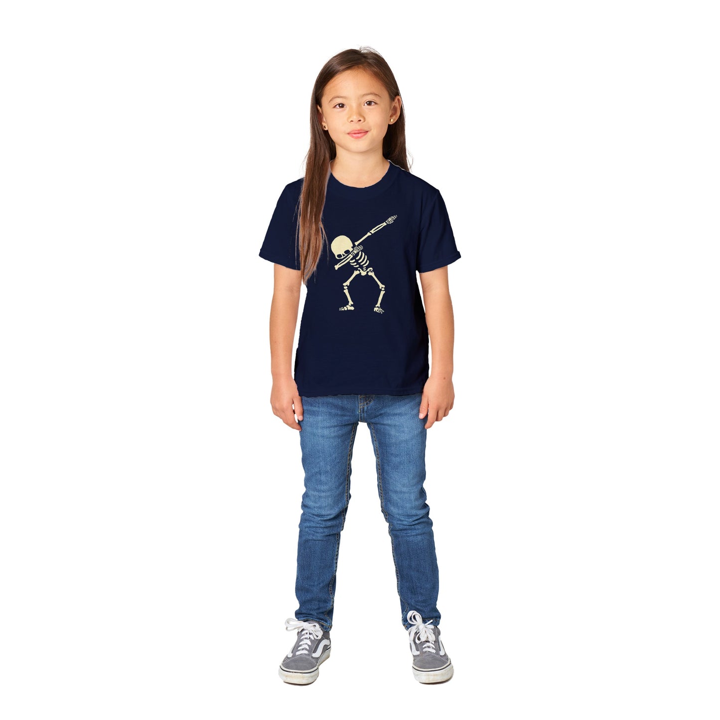 Classic Kids Skeleton Dabber T-shirt FREE UK SHIPPING