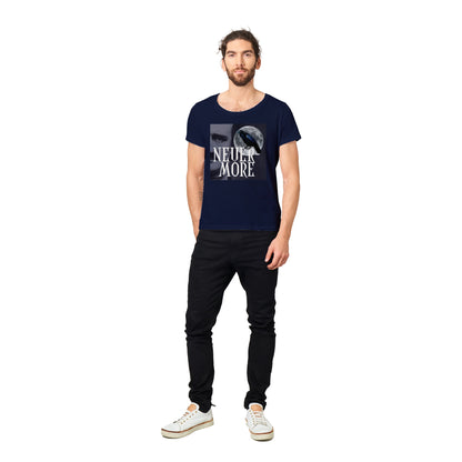 Edgar Allan Poe Raven Organic Unisex T-shirt FREE UK SHIPPING