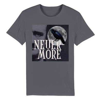 Edgar Allan Poe Raven Organic Unisex T-shirt FREE UK SHIPPING