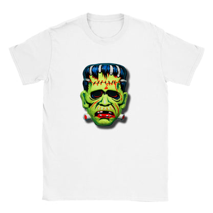 Classic Kids Frankenstein mask T-shirt Halloween Scary FREE UK SHIPPING